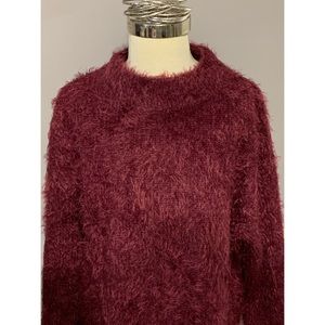 NWOT Mock Turtleneck Textured Sweater